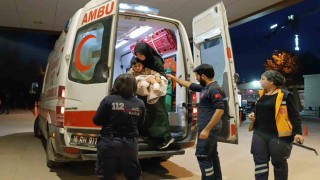 Üzerine çaydanlık devrilen çocuk yaralandı