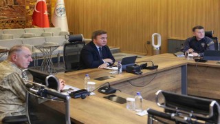 Vali Aydoğdu, İçişleri Bakanı Yerlikayanın başkanlığındaki VKS toplantısına katıldı