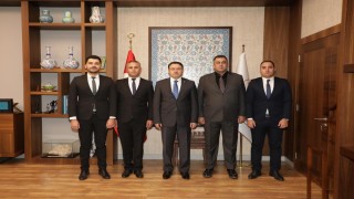 Vali Musa Işın, Asayiş Şube Müdürlüğü ekibini kabul etti