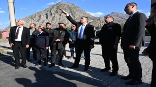 Vali Mustafa Çiftçi, Tortum ve Uzundere İlçelerinde incelemelerde bulundu
