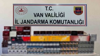 Vanda bin 856 paket kaçak sigara ele geçirildi