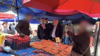 Vatandaş şikayet etti, kayıtsız kalmayan belediye başkanı pazarcılara sert tepki gösterdi