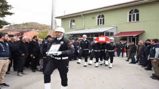 Vefat eden polis memuru son yolculuğuna uğurlandı