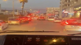 Yangına Giden İtfaiyeye Osmaniyeli Sürücülerden Örnek Davranış