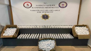 Yatak odasına istiflenmiş 103 bin adet uyuşturucu hap ele geçti