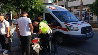 Yaya geçidinde ölümden döndü, o anlar güvenlik kamerasına yansıdı