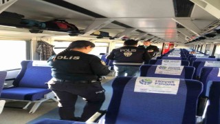 Yerköy Emniyetinden trende denetim