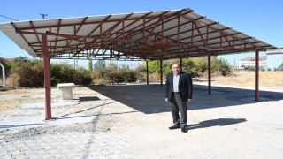 Yeşilyurtta mezarlık düzenleme çalışması tamamlandı