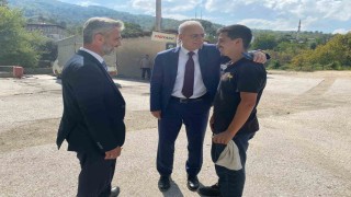 Yığılcanın spor alanlarını Arslantürk inceledi