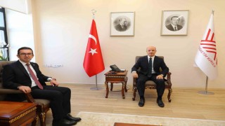 YÖK Başkanı Özvar, Kosovanın Ankara Büyükelçisi Vreneziyi kabul etti