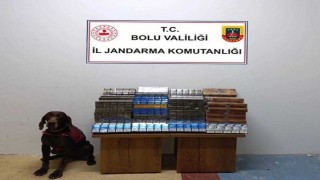 Yolcu otobüsünde bin 650 paket kaçak sigara ele geçirildi