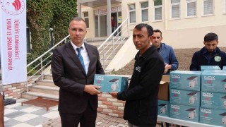 Yozgatta 68 çiftçiye kamera seti ve kamp lambası dağıtıldı