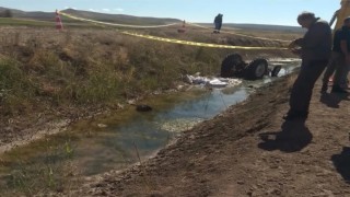 Yozgatta traktör devrildi: 1 ölü, 1 yaralı