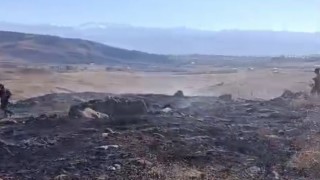 Yüksekovada anız yangını kontrol altına alındı