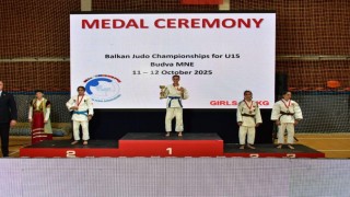 Yunusemreli milli judocu Tekin, Balkan Şampiyonu oldu