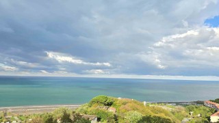 Zonguldakta gök kuşağı ile hortumlar ortaya çıktı