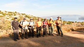 128 doğasever Marmarisin doğasında yürümek için geldi