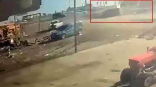 2 kişinin öldüğü kaza anı kamerada