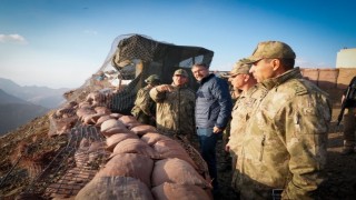 2. Ordu Komutanı Korgeneral Topaloğlu sınır noktasında