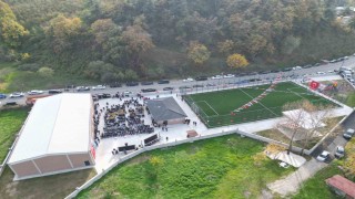 20 milyon liraya mal olan spor kompleksi törenle açıldı