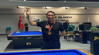 3 bant bilardo Türkiye şampiyonu Köseoğlu oldu