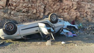 Adıyamanda otomobil devrildi: 3 yaralı