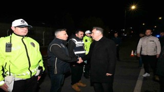 Ağrı Emniyet Müdürü Önder, KYK yurtlarında gece güvenlik tedbirlerini denetledi