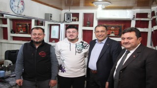 AK Partili başkanlardan Kulada esnaf ve ev ziyaretleri