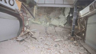 Aksaray Belediyesinin kontrolsüz yıkımı az kalsın dükkanları yıkıyordu