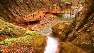Aktaş şelalesinin doğal güzelliği paylaşıldı
