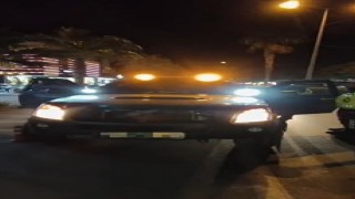 Alanyada çakarlı araca 276 bin TL ceza