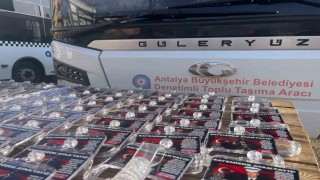 Alanyada şehitlerin isimleri halk otobüslerinde yaşatılacak