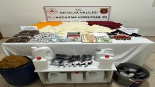 Alanyada uyuşturucu operasyonu: 4 şüphelinin evine baskın