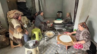 Alaplıda 500 yıllık yufka ekmek geleneği sürdürülüyor