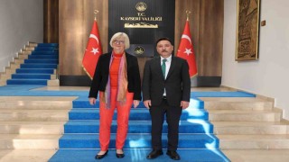 Almanya Federal Cumhuriyeti Büyükelçisi Sorgdan Vali Çiçeke ziyaret