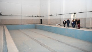 Altınoluk Sosyal Yaşam Merkezini inceleyen Büyükkılıç, Projemiz tamamlanma aşamasında