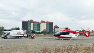 Ambulans helikopter kalp pili ihtiyacı olan hastaya umut oldu