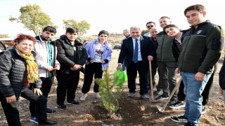 Anadolu Üniversitesi Yunusun Fidanlarını toprakla buluşturdu