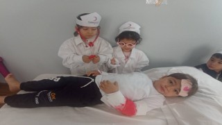 Anamurda miniklerden Kızılay Haftası etkinliği