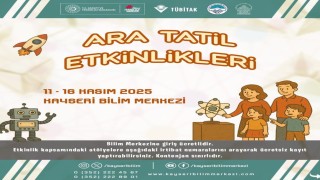 Ara tatilde öğrenciler, Bilim Merkezinde buluşacak