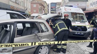 Araçtaki piknik tüpü bomba gibi patladı: 1 yaralı