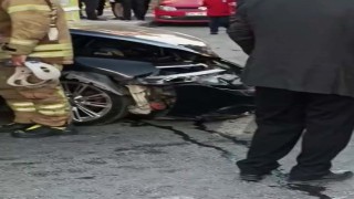 Arnavutköyde feci kaza: 1 yaralı