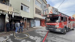 Avcılarda tekstil atölyesinde korkutan yangın