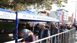 Aydın Büyükşehir kışlık fideleri Germencikliler ile buluşturdu