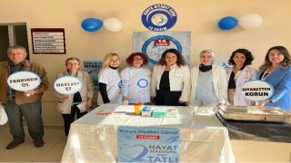 Aydın Devlet Hastanesinde vatandaşlar diyabete karşı bilgilendirildi