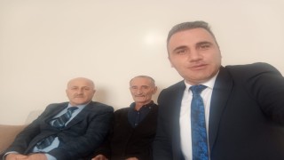 Aydıntepede emekli öğretmene vefa ziyareti