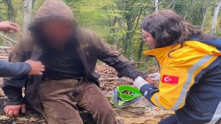 Ayının saldırısına uğrayan vatandaş için ekipler seferber oldu