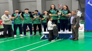 Badmintonda Erzincan Telekom Spor ikinci oldu