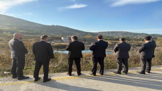 Bafrada OSBleri birbirine bağlayacak dev köprü hızla yükseliyor