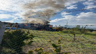 Bağ evinde korkutan yangın